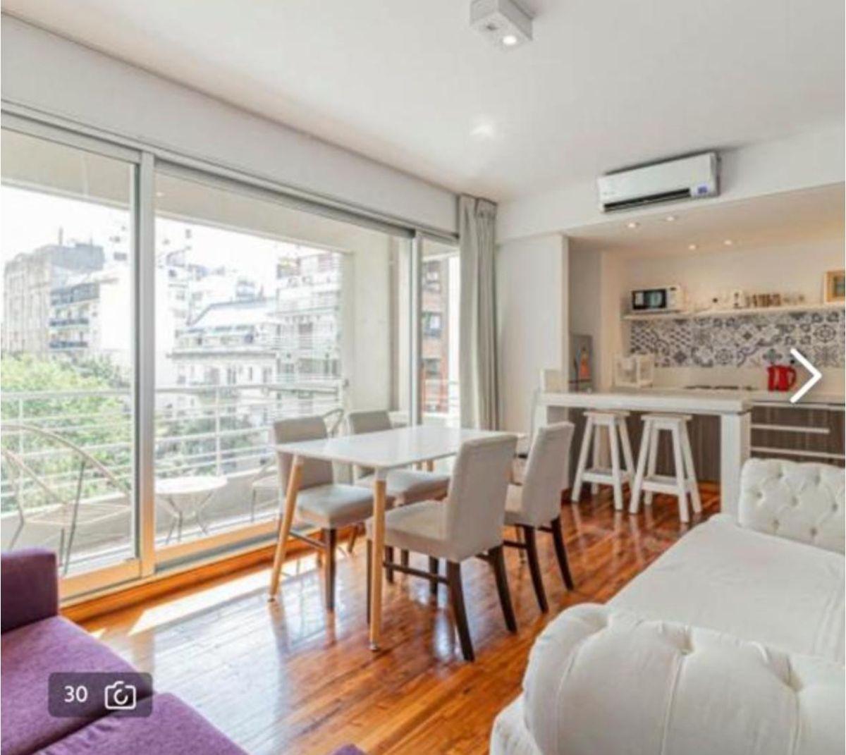 Excelente tres ambientes super luminoso en alquiler || Torres de Bulnes, full amenities ||
