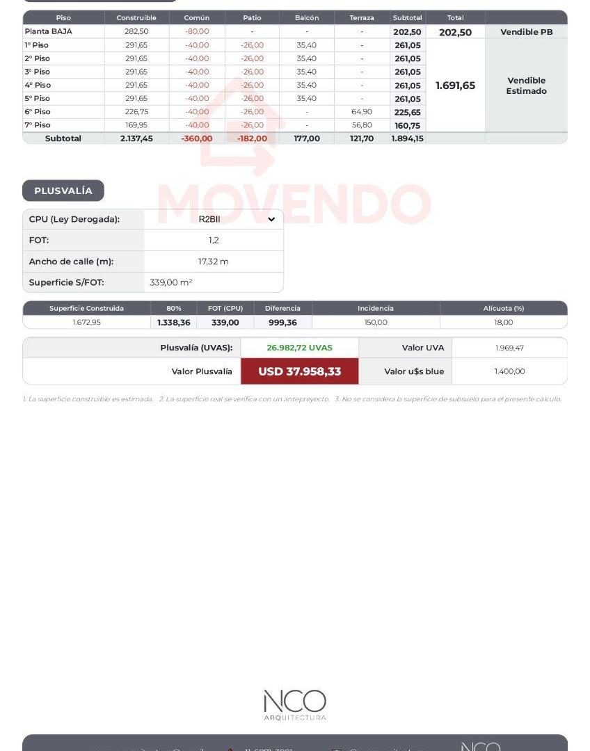 Foto de Terreno superficie vendible estimada: ~1.895 m² en venta en Villa, imagen 3