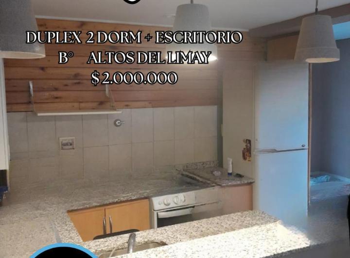 ALQUILER DUPLEX 2 DORMITORIOS + ESCRITORIO - B° ALTOS DEL LIMAY 3