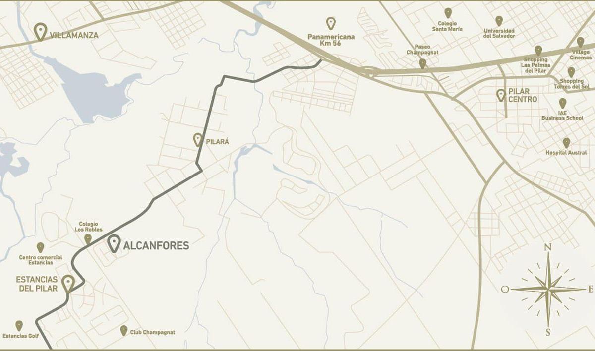 Terreno Lote en Venta en Los Alcanfores, Pilar, G.B.A. Zona Norte