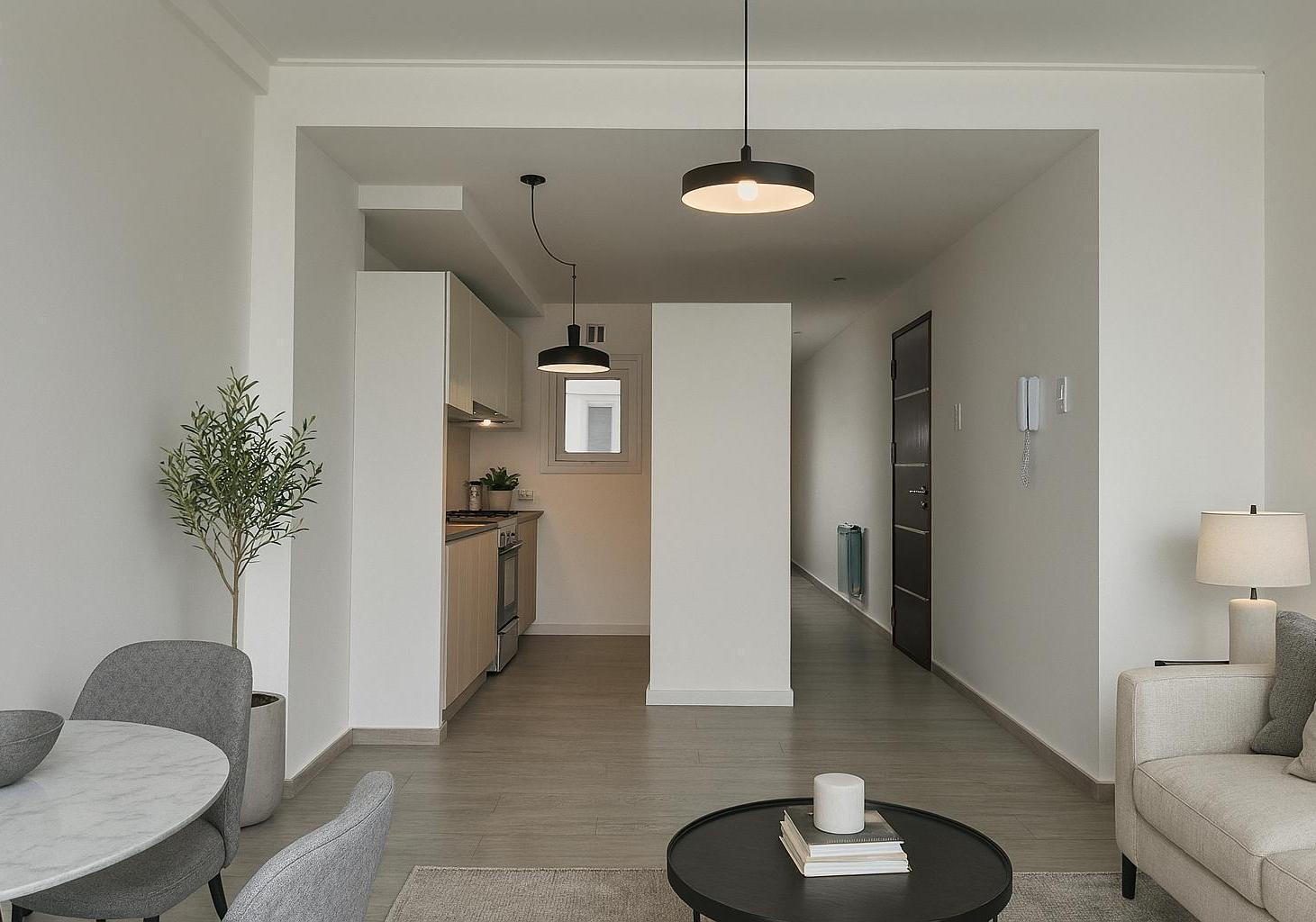 Departamento de 1 dormitorio y cochera a estrenar en venta