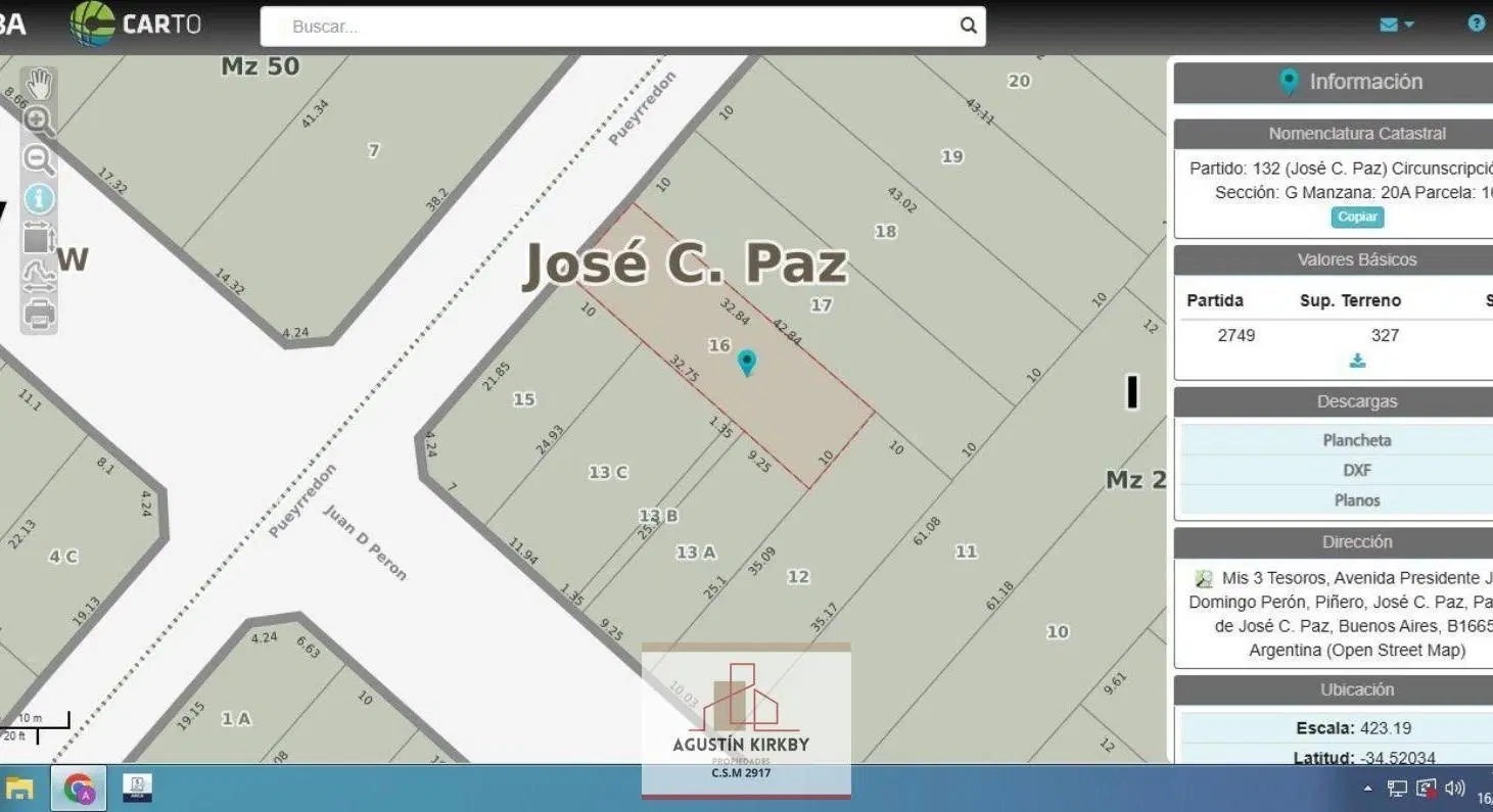 Terreno en Jose Clemente Paz 1