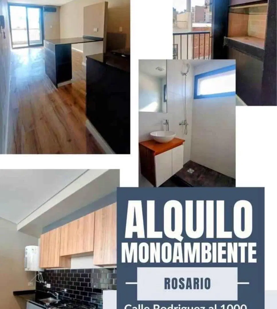 ALQUILER MONOAMBIENTE CON BALCON PARRILLA ZONA LOURDES MODERNO 4