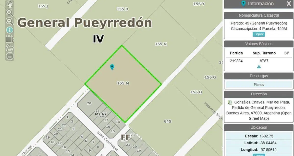 VENTA LOTE 8787 - LAS CANTERAS 3
