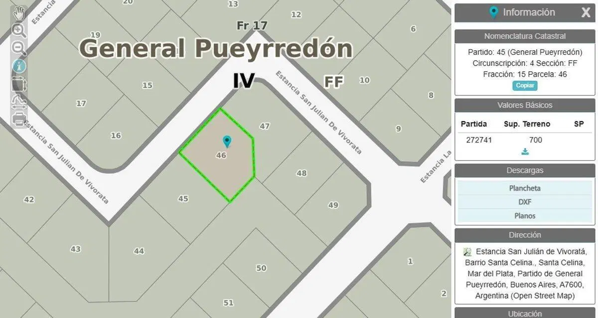 VENTA LOTE 700 MTR2 - SANTA CELINA 2