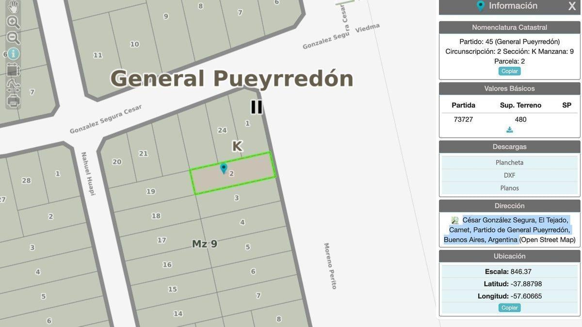 Foto de VENTA Lote 480 mts El Tejado, Camet, imagen 3