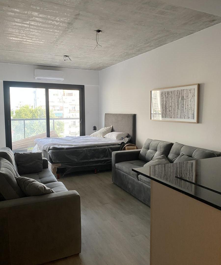 Foto de Espectacular monoambiente amoblado en Villa Crespo con balcón corrido, imagen 2