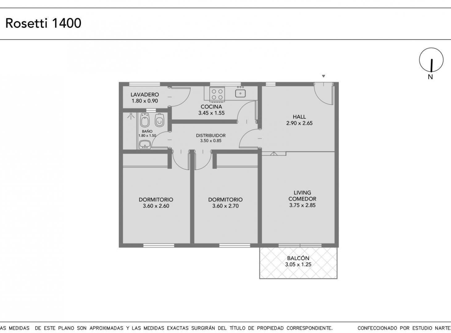 3 ambientes. Vista Abierta. Piso Alto. Luminoso. Apto Credito
