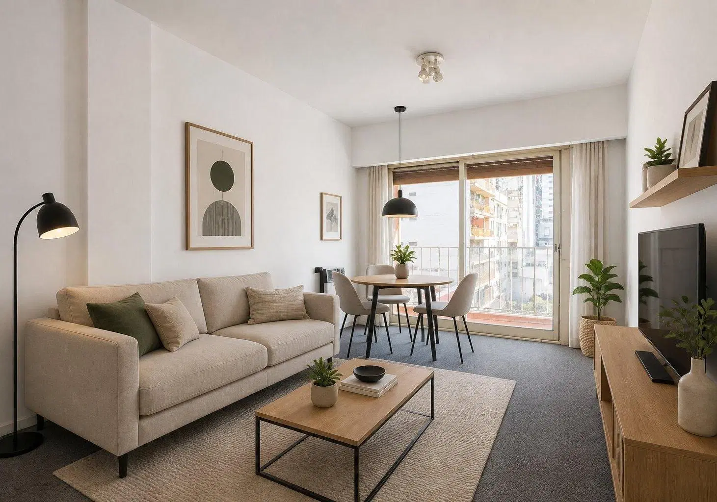 Departamento 2 ambientes con Balcon Belgrano 2