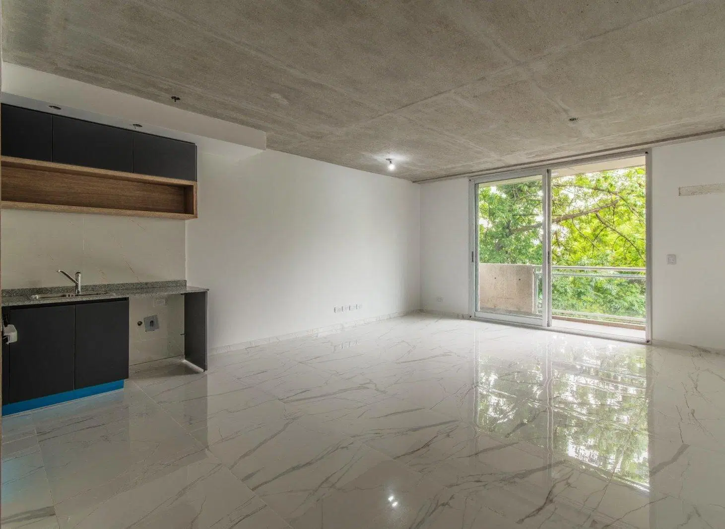 Departamento a estrenar al frente con balcón Colegiales Chacarita 4