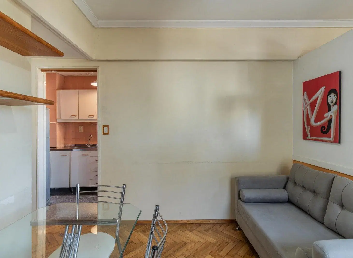 Venta Monoambiente dividido, Piso alto, luminoso, amoblado, apto crédito 4