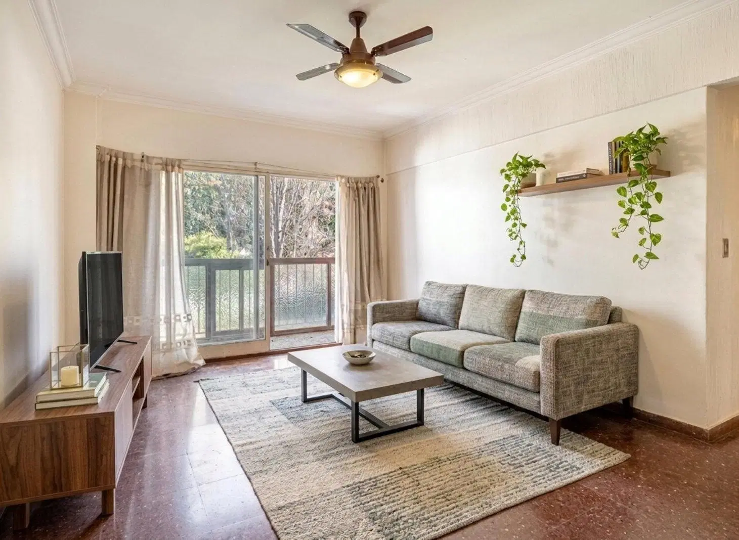 Departamento, 3 ambientes, balcón corrido,  Muy luminoso 3