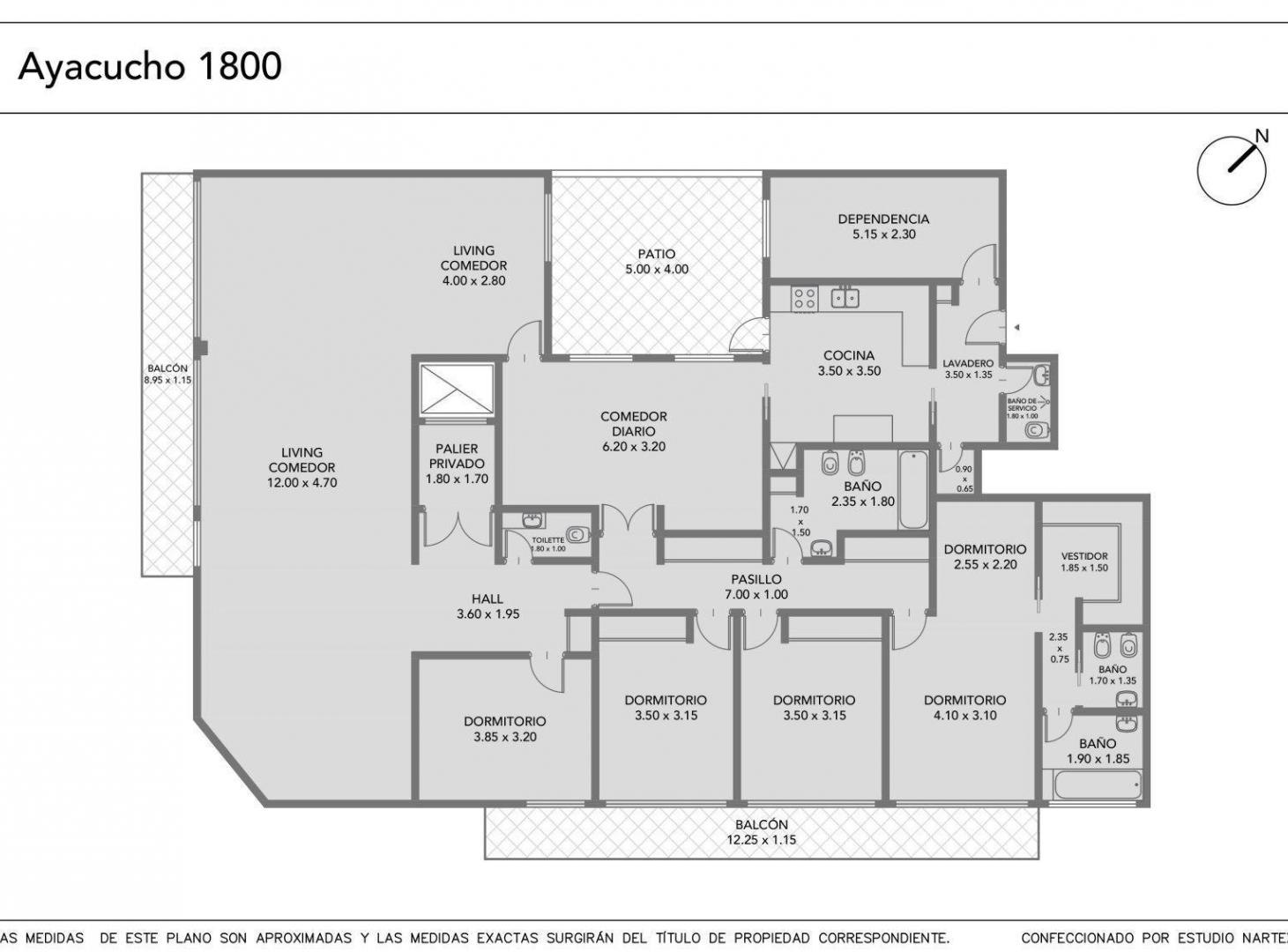 Foto de Venta Recoleta Departamento 5 Ambientes Cochera Dependencia, imagen 4