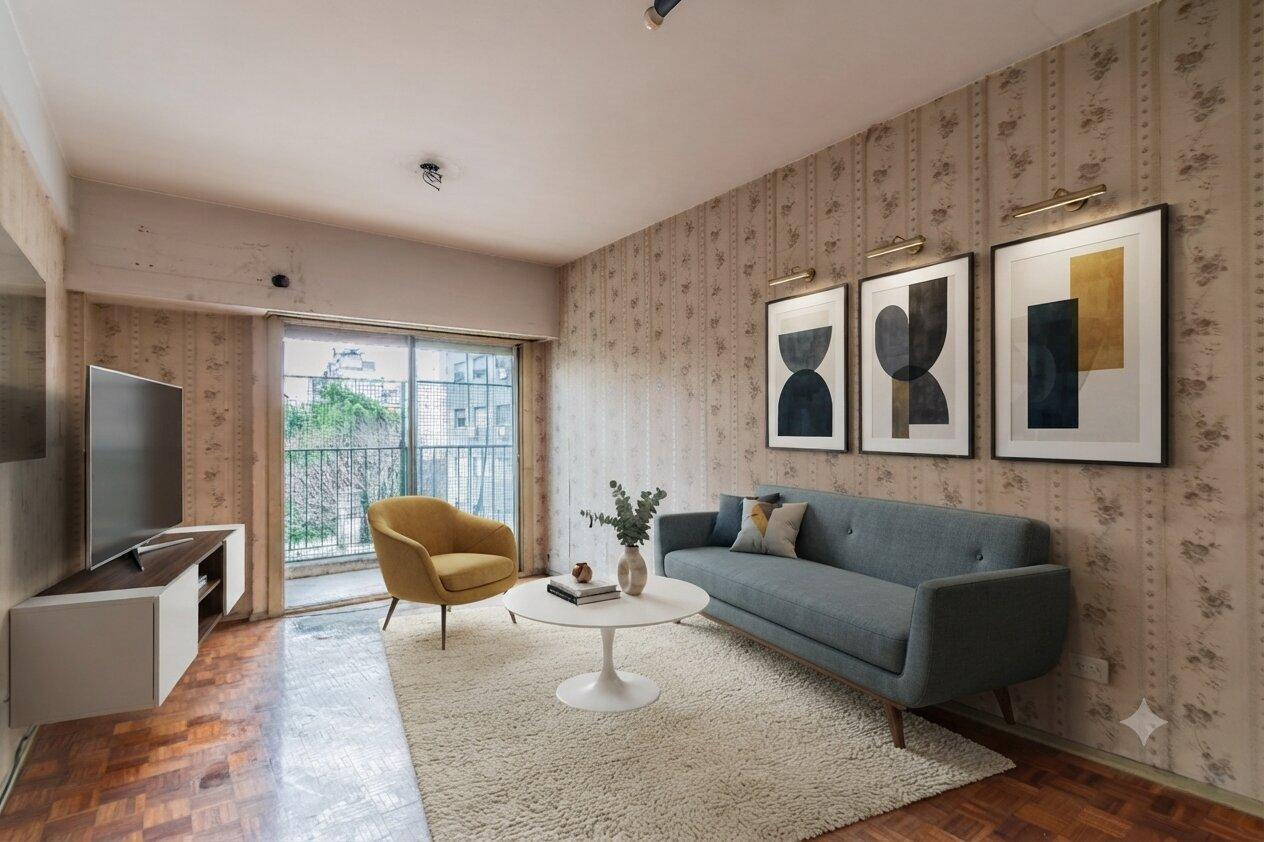 Foto de 3 ambientes. C/Dependencia. A Reciclar. Orientación Norte. Muy Luminoso, imagen 3