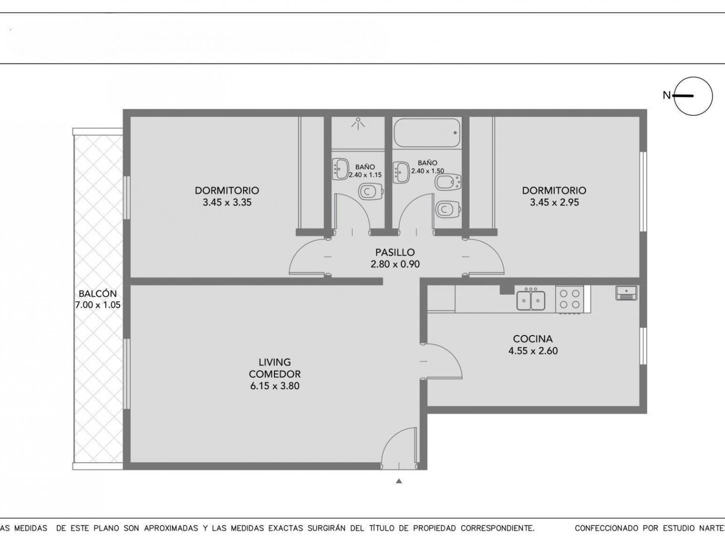 Foto de 3 ambientes, venta Almagro, balcón corrido, luminoso, imagen 1