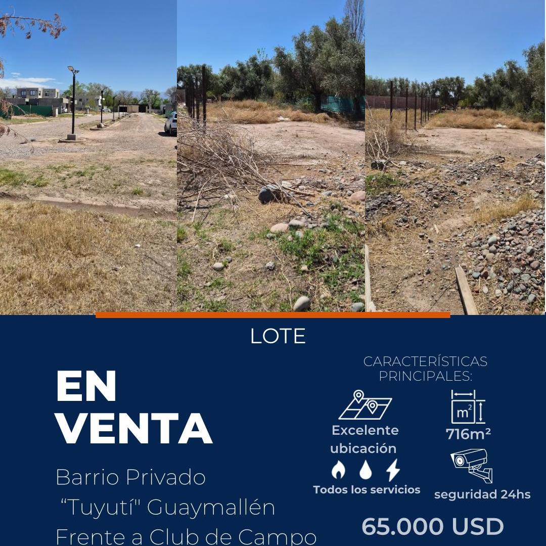 Foto de VENTA lote barrio privado Tuyutí Guaymallén, imagen 4