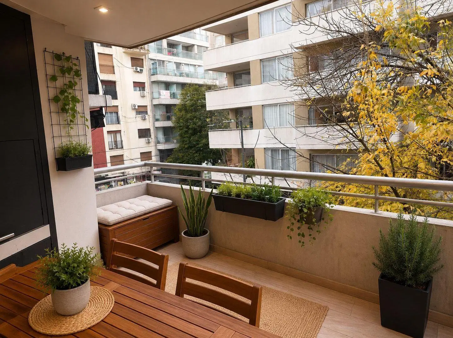 Departamento 4 ambientes balcón terraza con parrilla 1