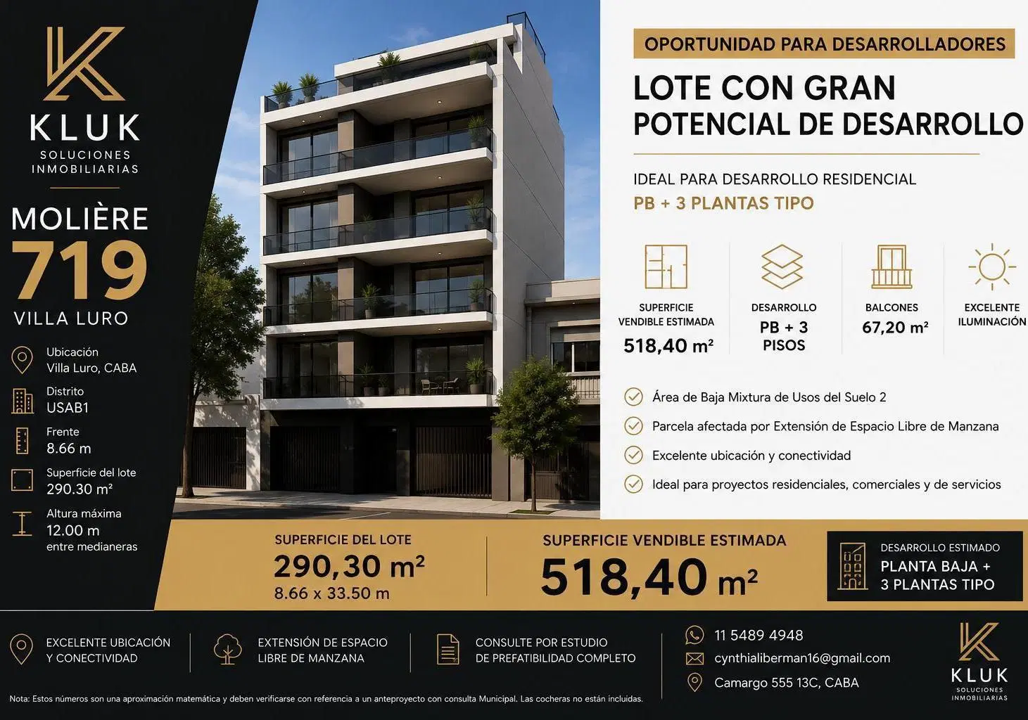 Terreno en Villa Luro 1