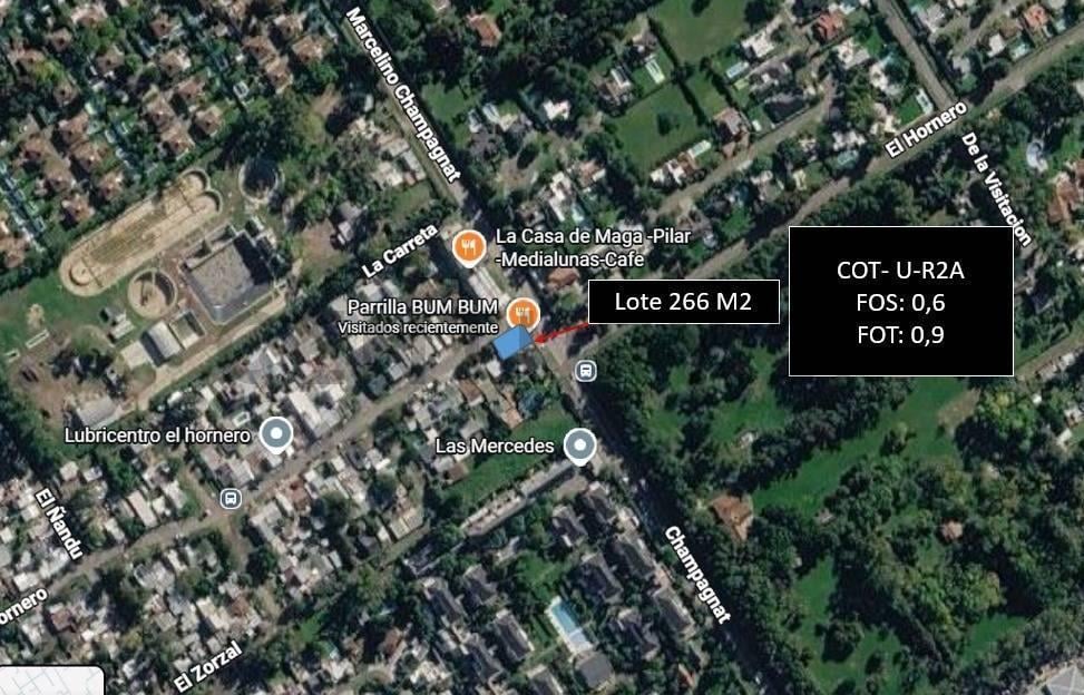 Foto de Lote terreno sobre Los Horneros y Champagnat- Pilar, imagen 4