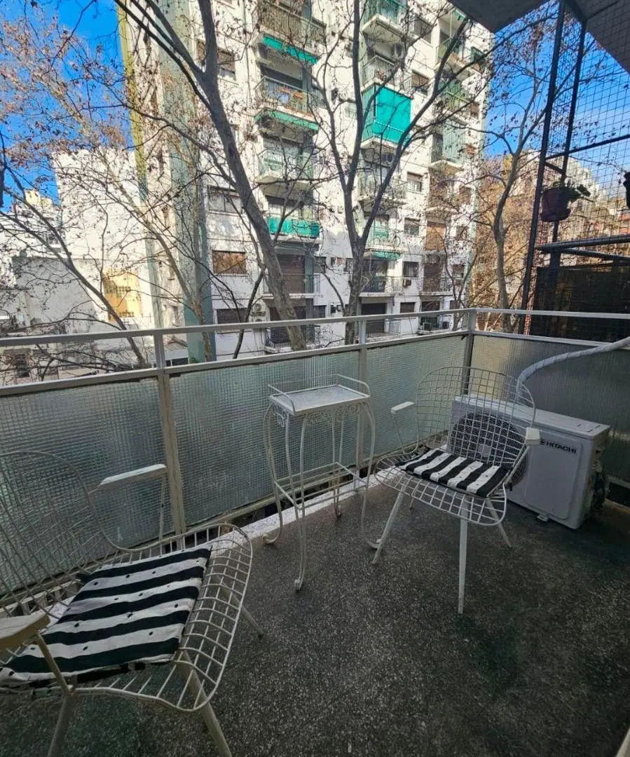 Monoambiente amoblado en Palermo con vista al frente sin garantía propietaria 5