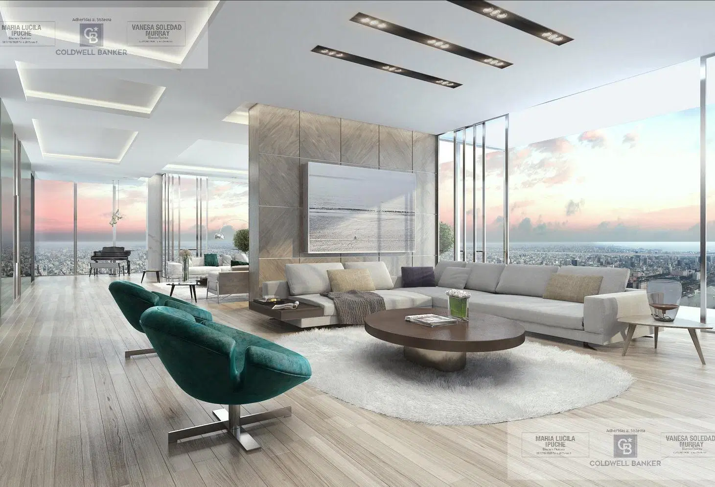 Venta departamento 4 ambientes más dependencia piso alto 266m2 totales Puerto Madero 3