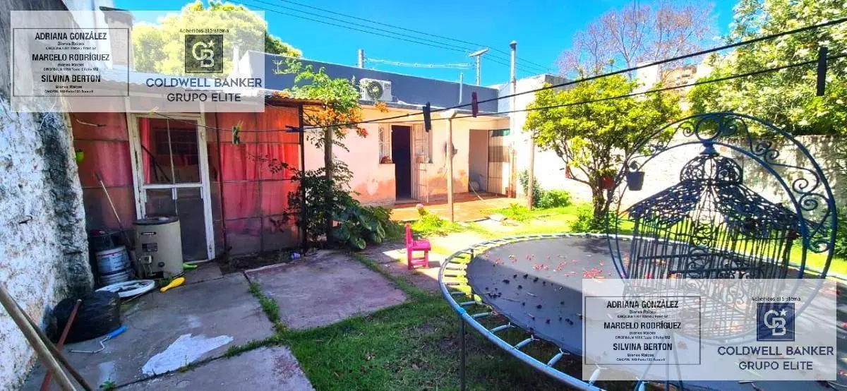 Casa con dos habitaciones, cochera y patio . villa mercedes 4