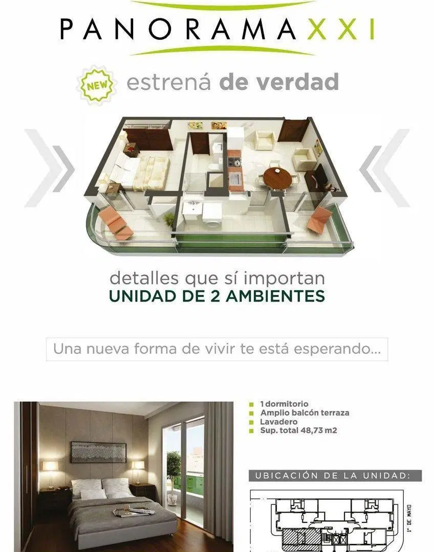 Depto premium a estrenar 1 dormitorio, Concordia 3