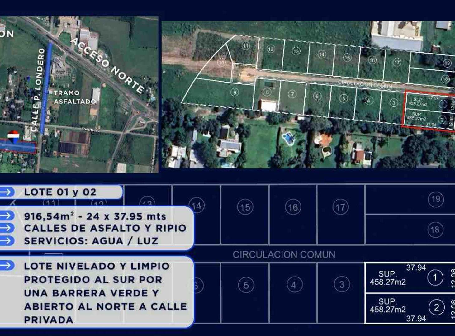 Terreno de más de 900 m2 casi Acceso Norte, Paraná
