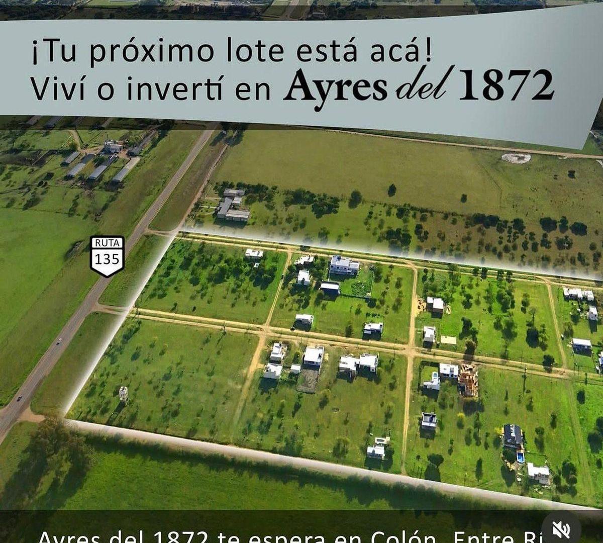 Lote de casi 500 m2 en "Ayres del 1872", Colón