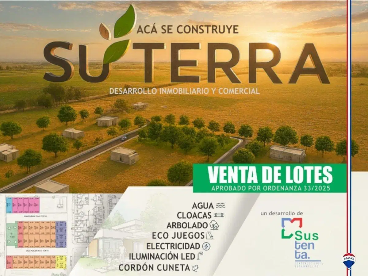 Lote de 300m² en Loteo SUTERRA - Seguí 4