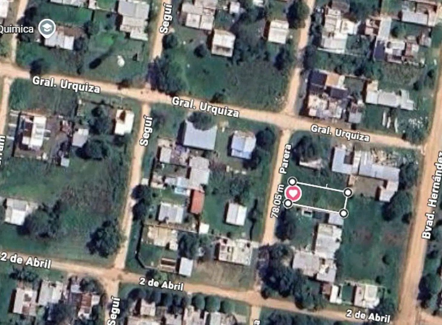 Lote de 10x29 en Colonia Avellaneda 3