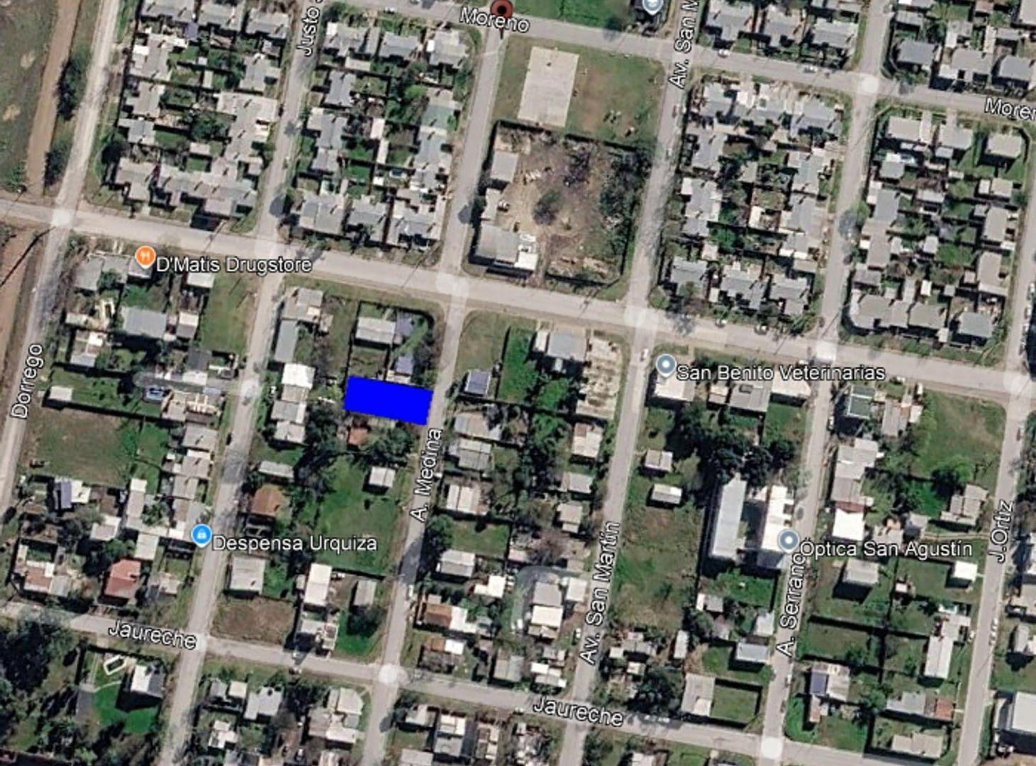 Foto de Terreno de 450m2 y construcción Colonia Avellaneda, imagen 1