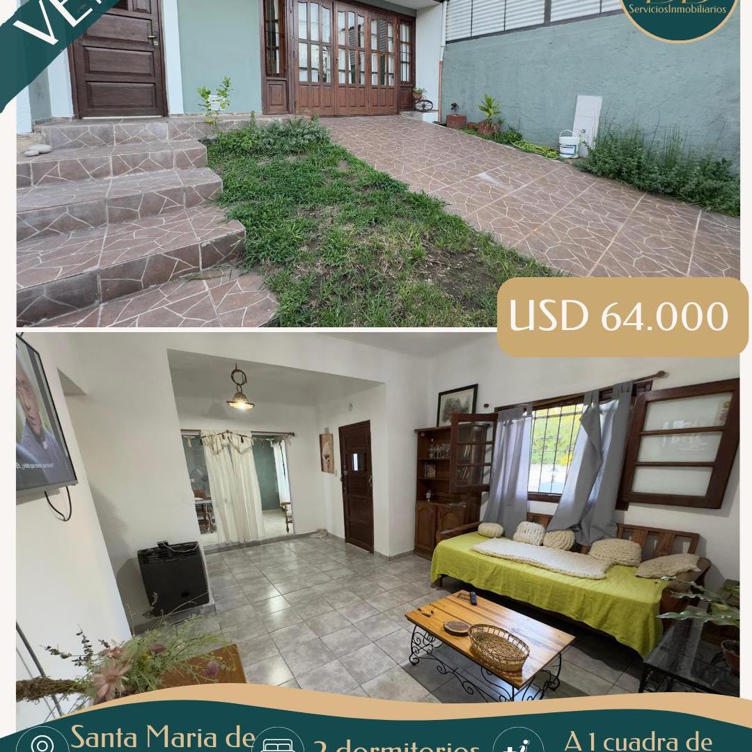 VENTA CASA EN SANTA MARIA DE PUNILLA, DOS DORMITORIOS