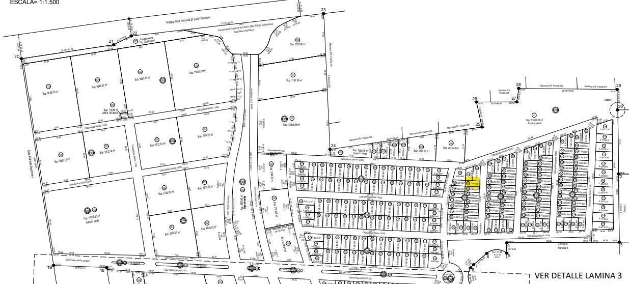 Terreno en NUEVO MALAGUEÑO FONDO NORTE . Residencial 250m2