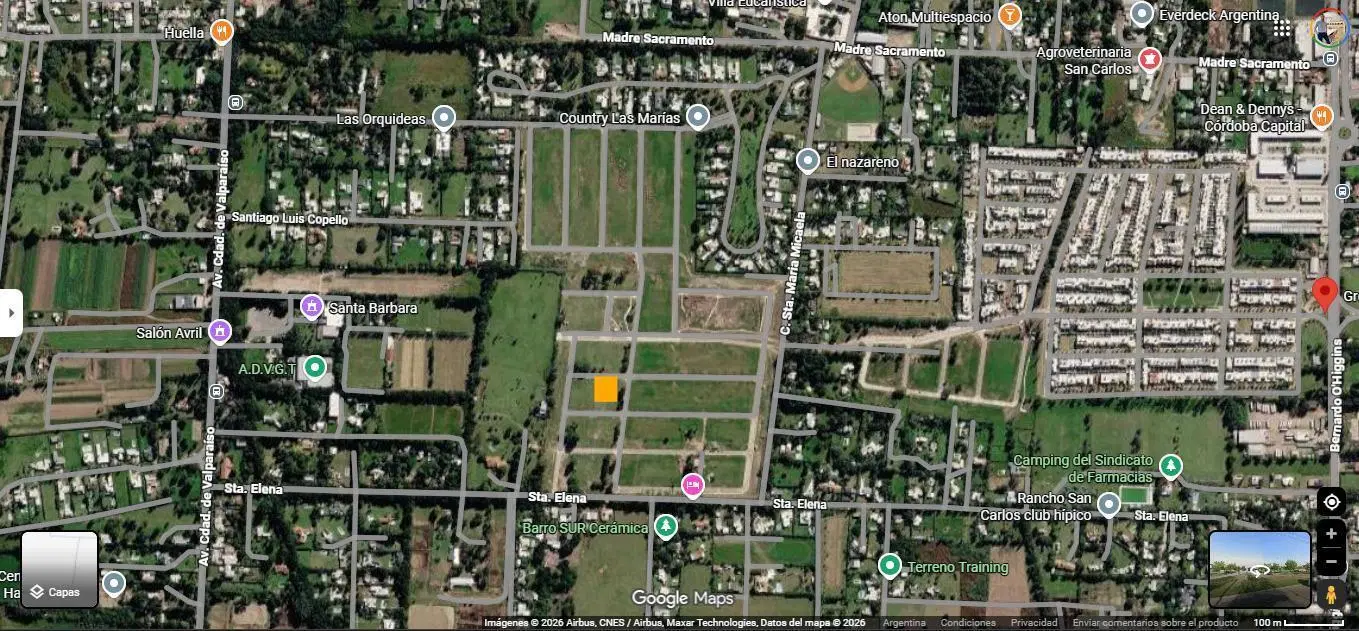 Terreno de 360m2 Camino San Carlos. La Calandria 2. Pegado a Greenville 3. 2