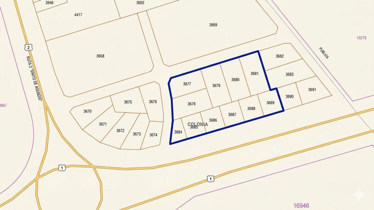 Foto de Gran Lote de 9474m² En Venta en Radial Rosario, imagen 1