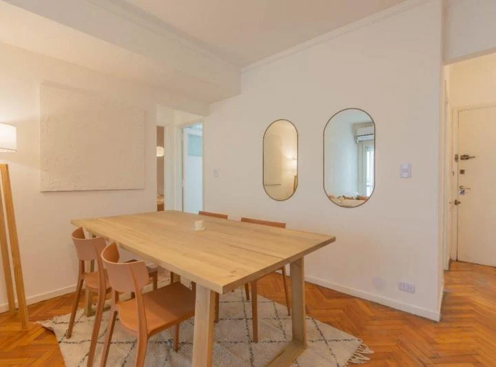 Alquiler Departamento 3 ambientes amoblado, ONCE 4