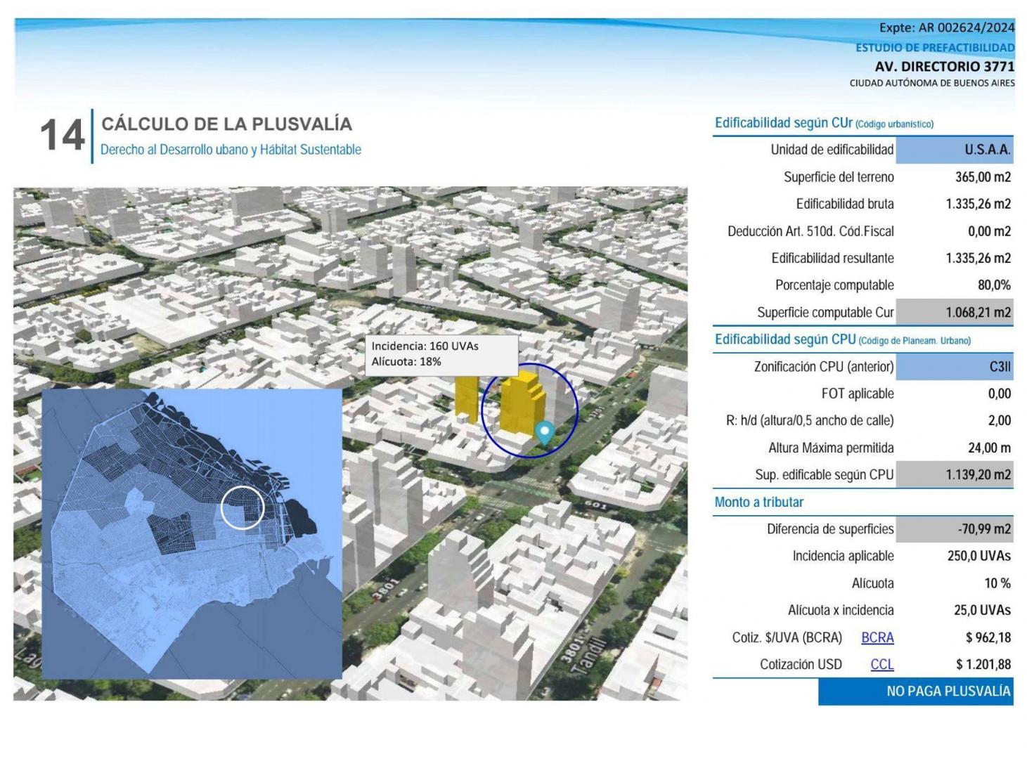 Foto de Lote USAA en Av. Directorio | 1.173 m² vendibles, imagen 3