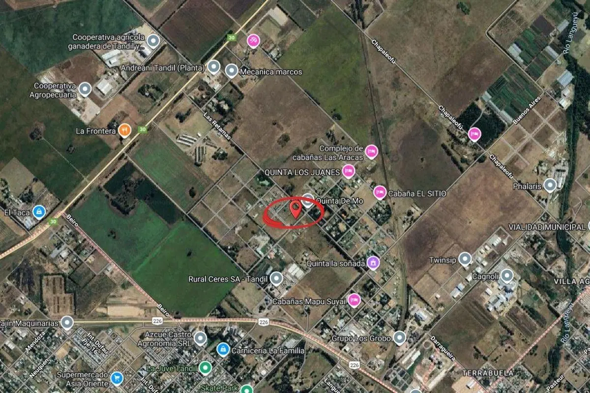 Terreno de 32,5m x 65m (2112m2) en Valle Amilcar, Tandil 2
