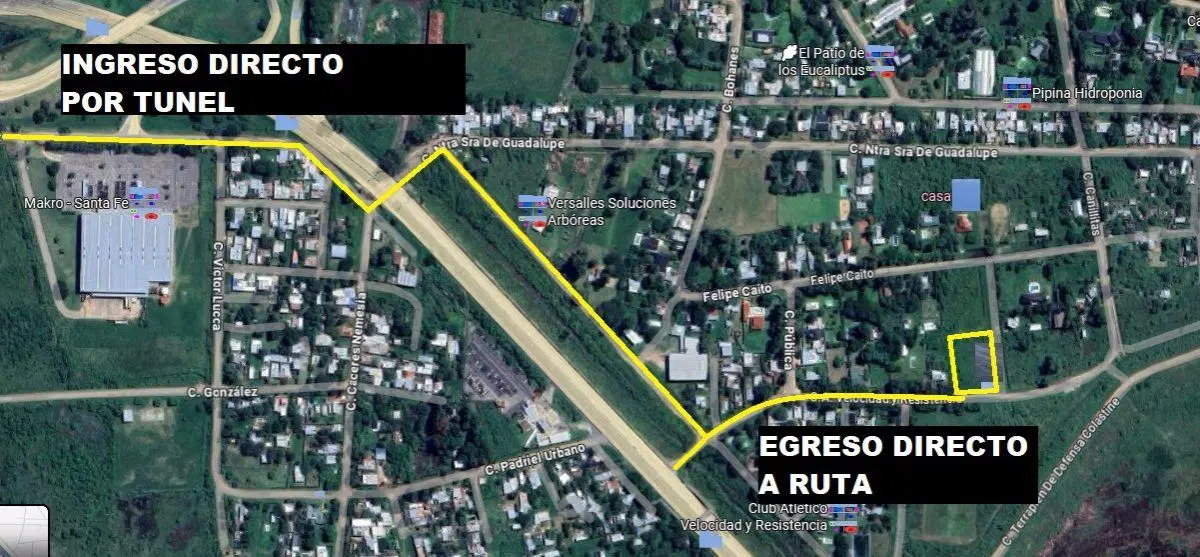 Lote a la Venta en Colastiné, frente al Club Velocidad y Resistencia. 2