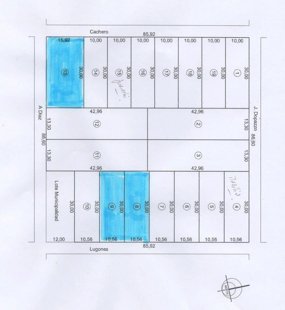 Terreno en venta en Barrio Belgrano - USD 50.000