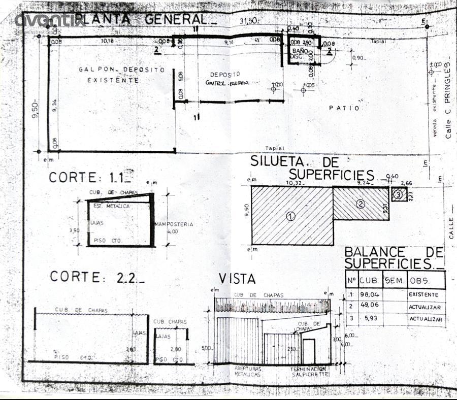 Galpón en venta a metros de Ruta 70 y Av. Podio