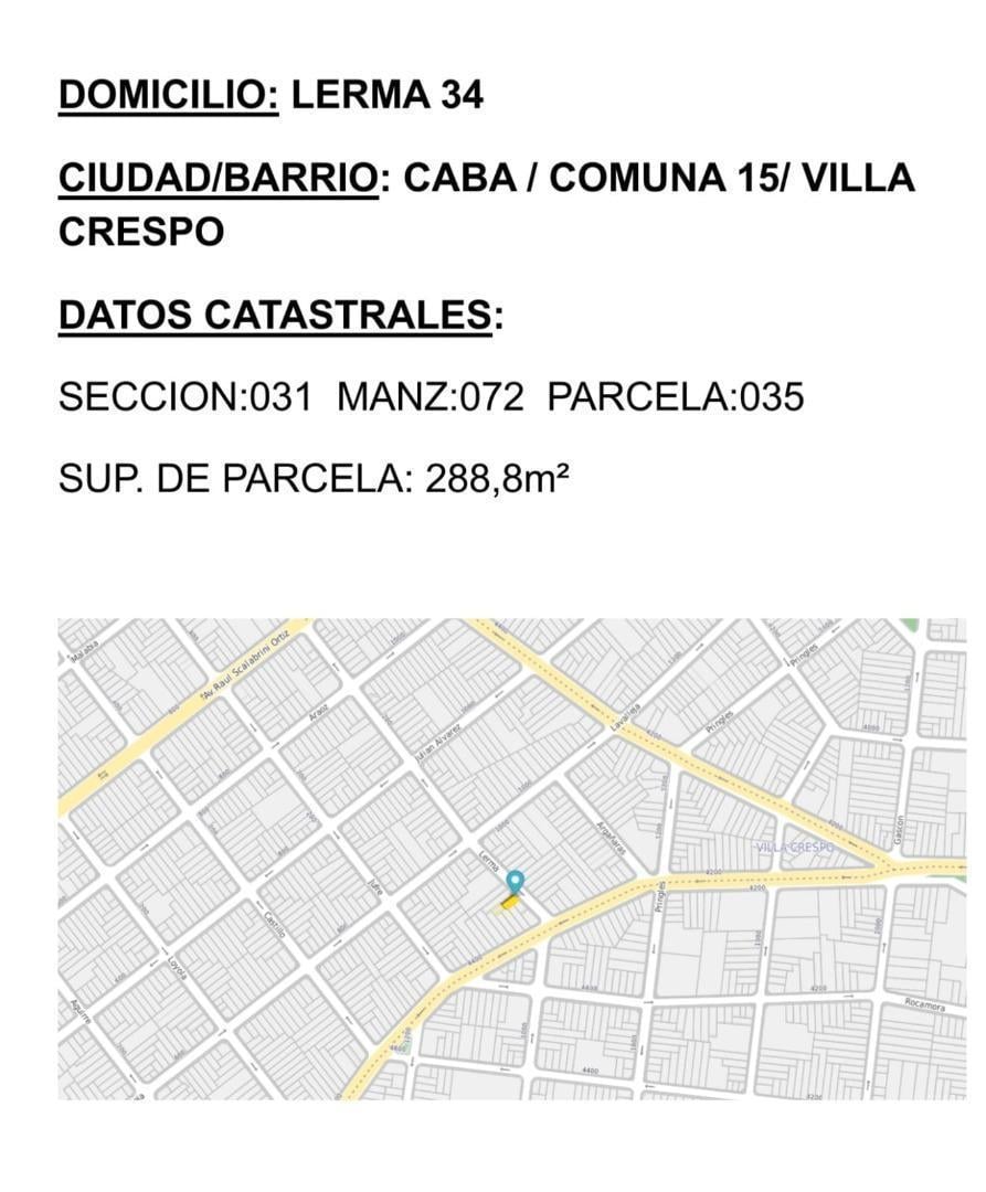 Foto de TERRENO / LOTE A LA VENTA BARRIO VILLA CRESPO - PARTE TOP, imagen 3