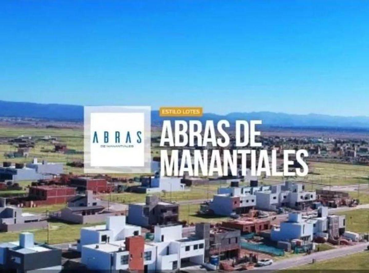 LOTE EN VENTA- Abras de Manantiales