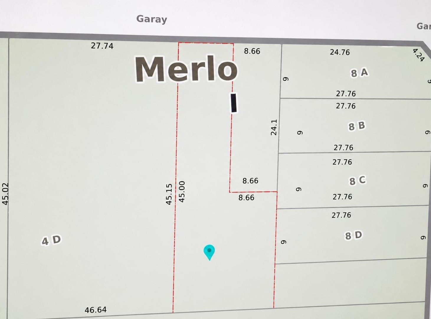 Foto de Lote en venta con destino comercial en Merlo norte, imagen 2