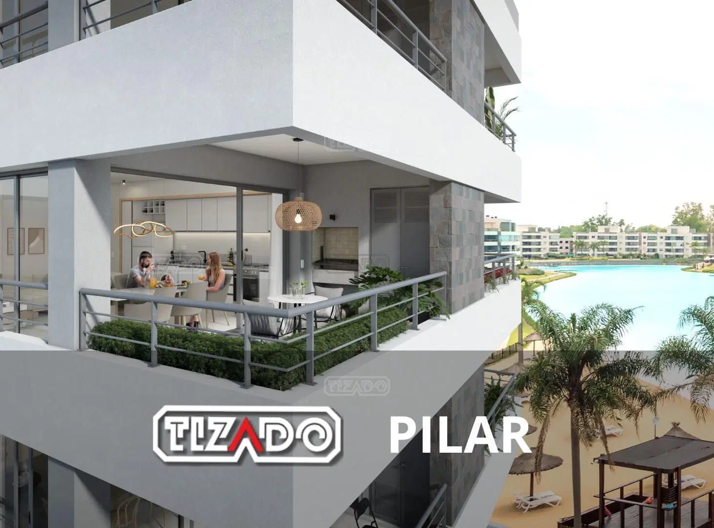 Emprendimiento en Barrio Cerrado. Departamento en Venta. Lagoon Pilar,  Zona Norte 2