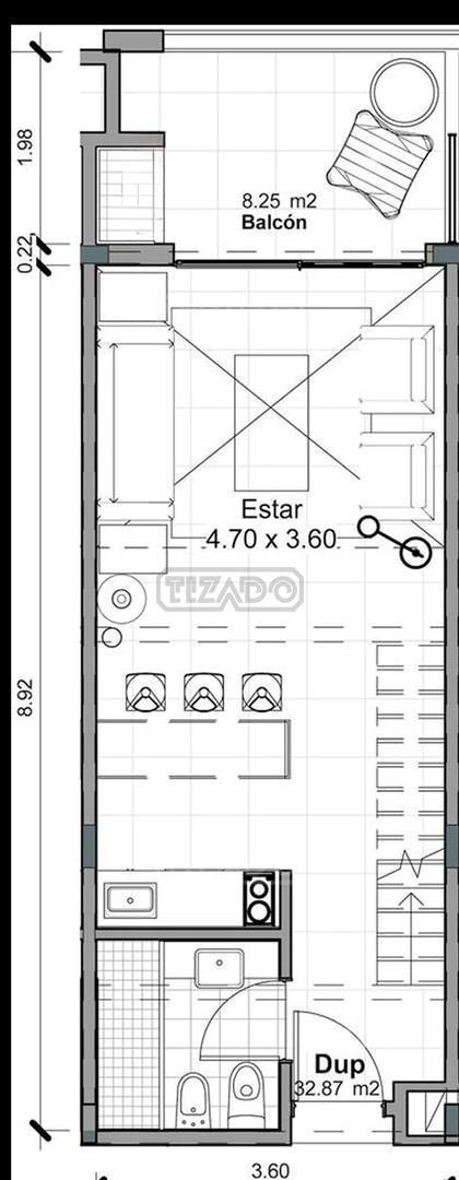 Departamento Monoambiente  en Alq. Temporario en Campus Vista, Pilar, G.B.A. Zona Norte
