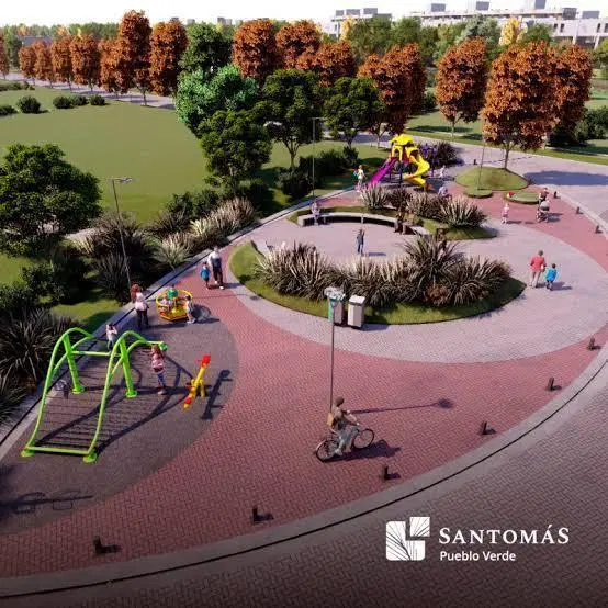 TERRENO EN VENTA 1.000 m Barrio Las Calandrias Santo Tomás Fondo a Espacio Verde 2