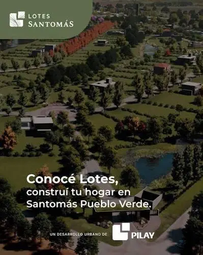 TERRENO EN VENTA 1.000 m Barrio Las Calandrias Santo Tomás Fondo a Espacio Verde 4