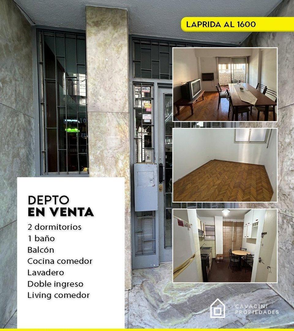 Foto de EN VENTA DEPARTAMENTO 2 DORMITORIOS LAPRIDA 1600, imagen 1